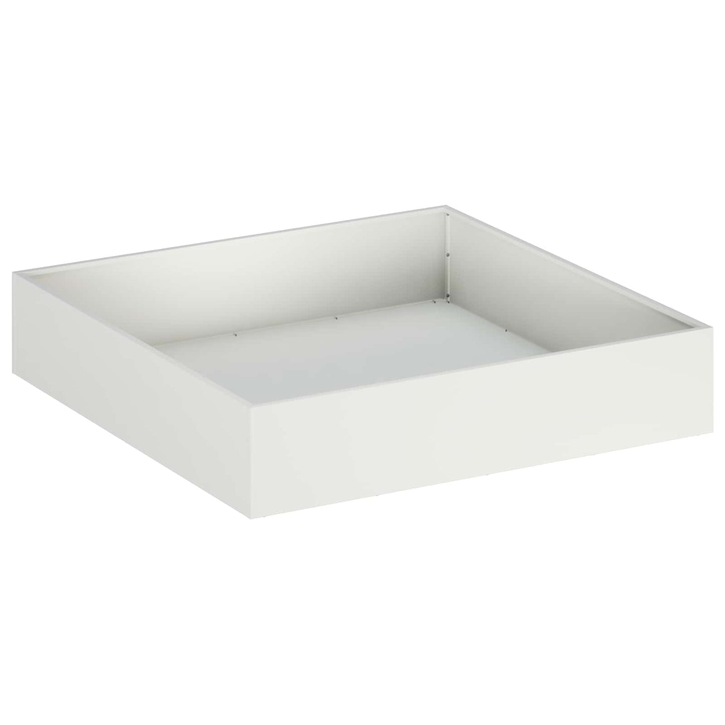 vidaXL Garden Planter 2 pcs White 100 x 100 x 20 cm Cold-rolled Steel