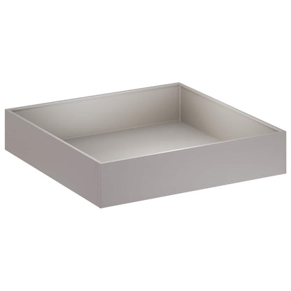 vidaXL Garden Planter Rusty 100 x 100 x 20 cm Weathering Steel