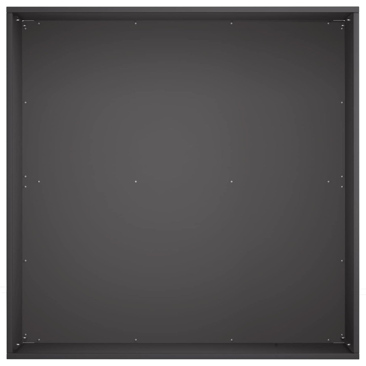 vidaXL Garden Planter Black 40 x 40 x 30 cm Cold-rolled Steel