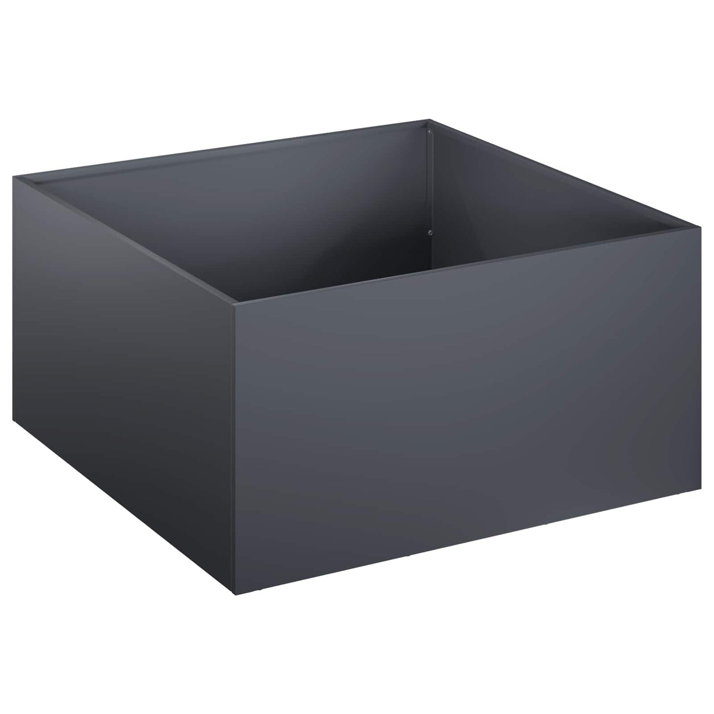 vidaXL Garden Planter Anthracite 40 x 40 x 30 cm Cold-rolled Steel
