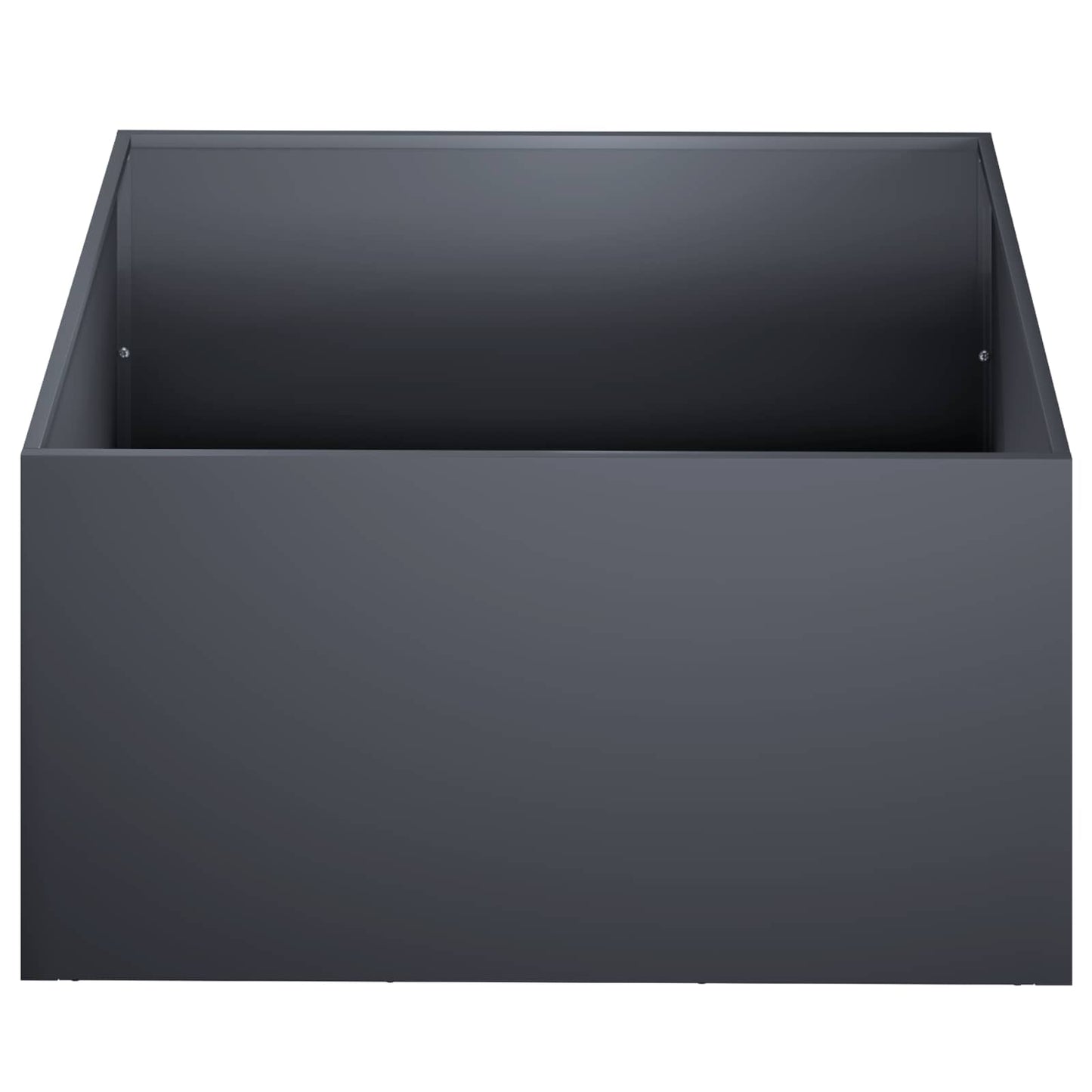 vidaXL Garden Planter Anthracite 40 x 40 x 30 cm Cold-rolled Steel