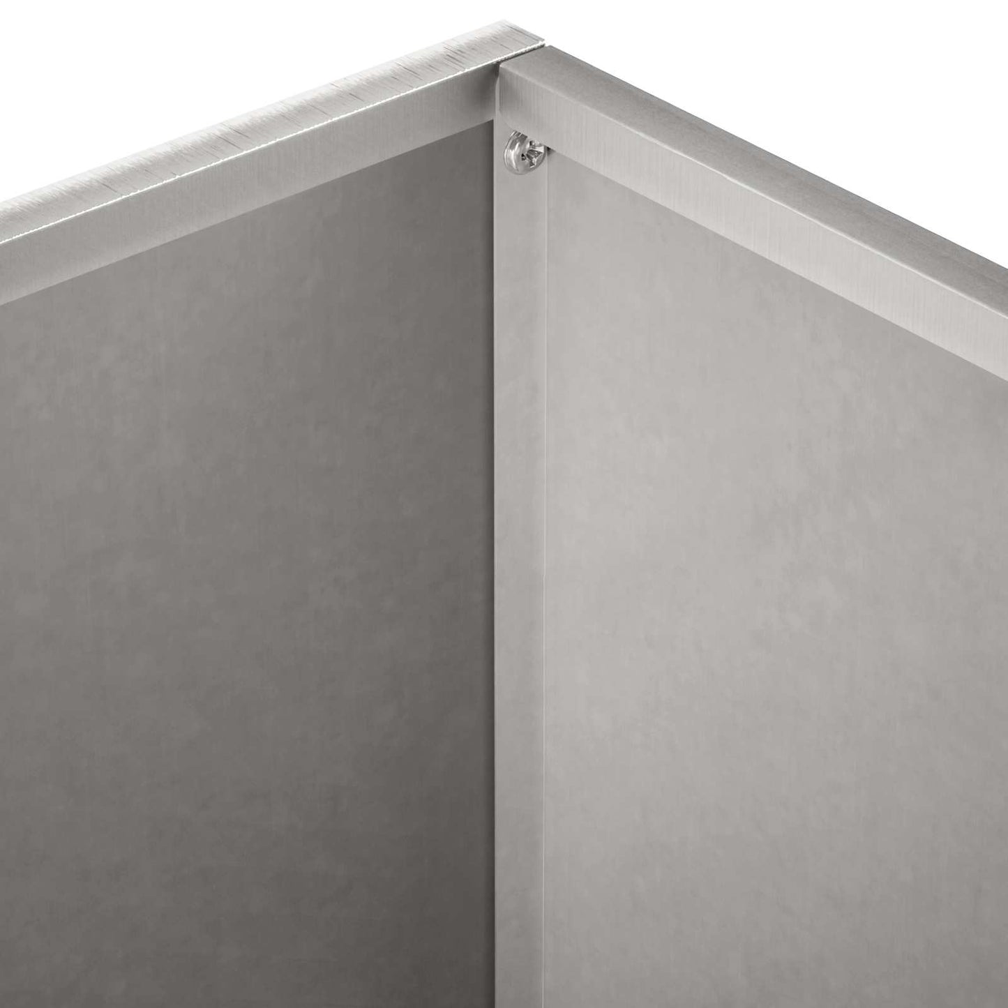 vidaXL Garden Planter 2 pcs Silver 40 x 40 x 30 cm Stainless Steel