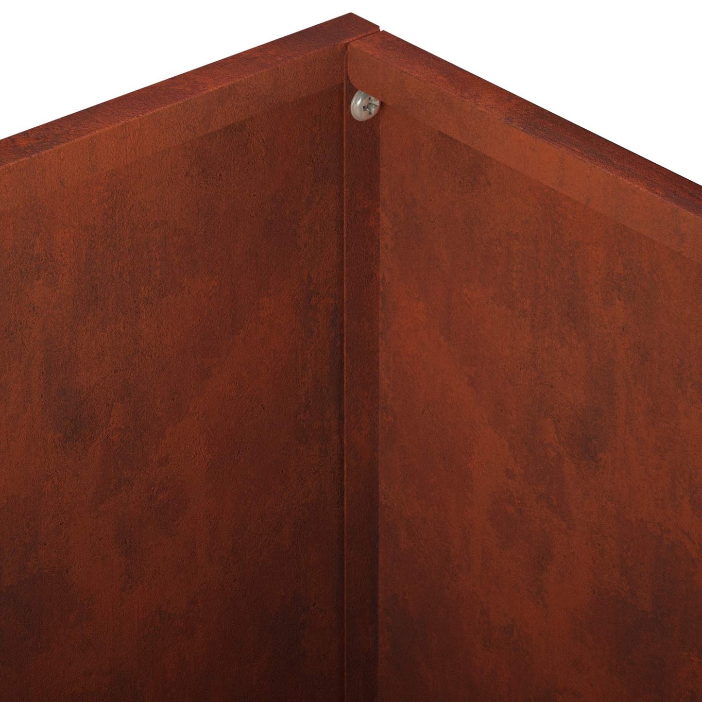 vidaXL Garden Planter 2 pcs Rusty 40 x 40 x 30 cm Weathering Steel