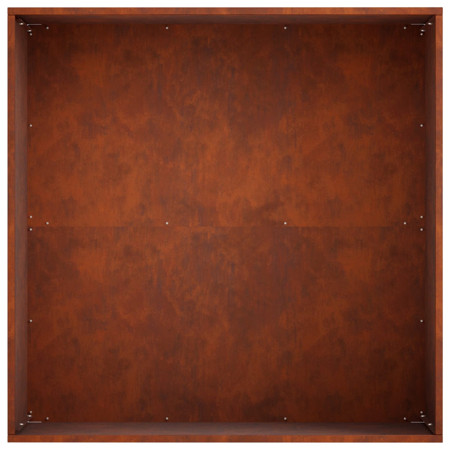 vidaXL Garden Planter 2 pcs Rusty 40 x 40 x 30 cm Weathering Steel