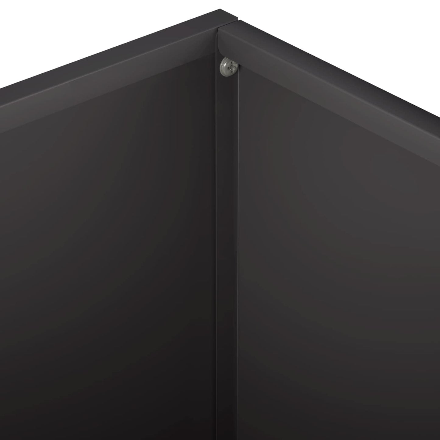 vidaXL Garden Planter Black 60 x 60 x 30 cm Cold-rolled Steel
