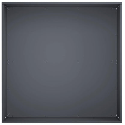 vidaXL Garden Planter 2 pcs Anthracite 60 x 60 x 30 cm