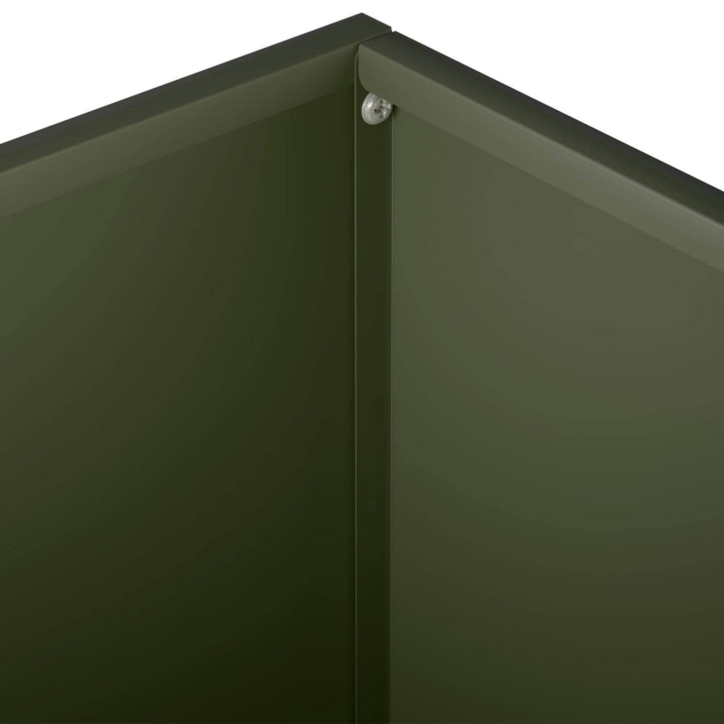 vidaXL Garden Planter 2 pcs Olive Green 60 x 60 x 30 cm