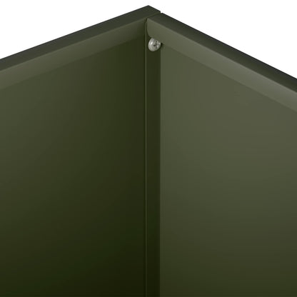 vidaXL Garden Planter 2 pcs Olive Green 60 x 60 x 30 cm