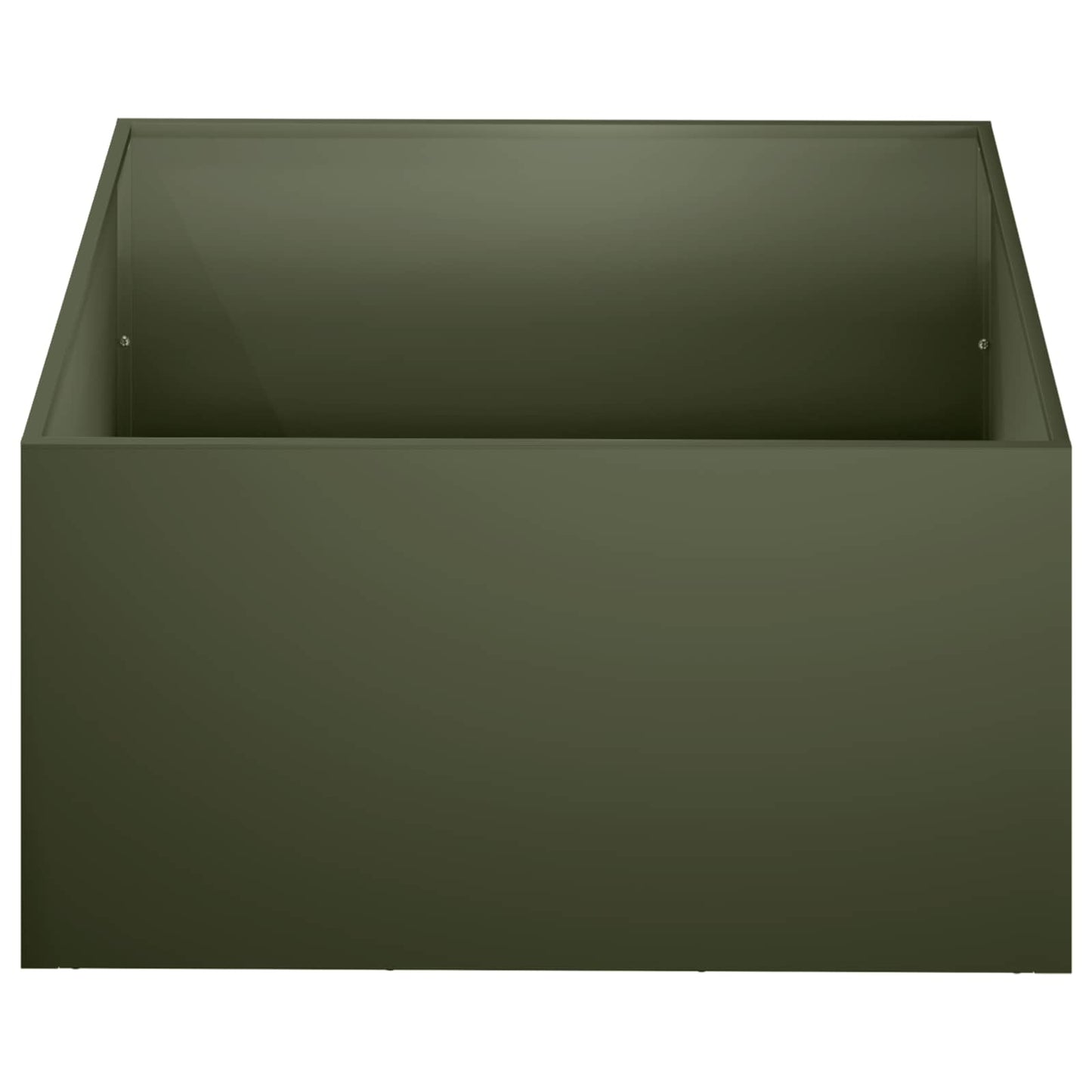 vidaXL Garden Planter 2 pcs Olive Green 60 x 60 x 30 cm