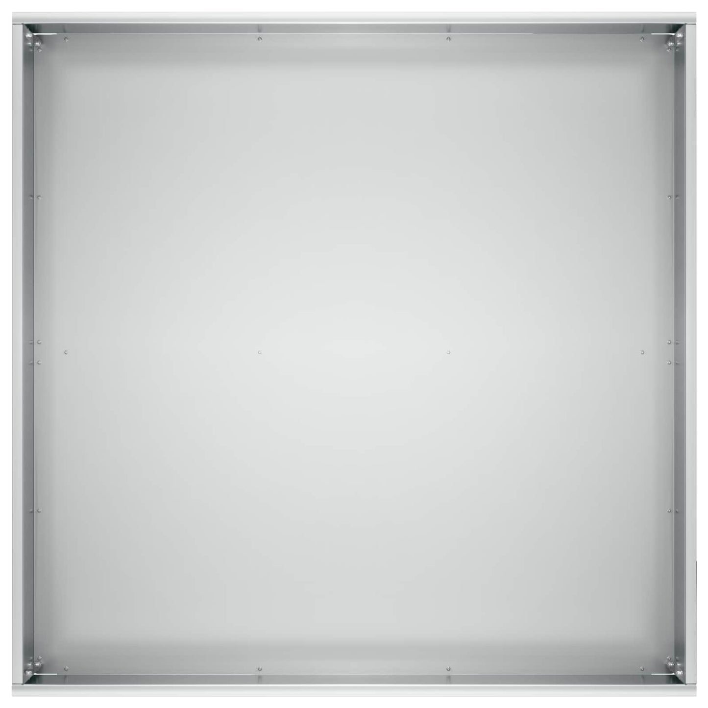 vidaXL Garden Planter Silver 60 x 60 x 30 cm Galvanised Steel