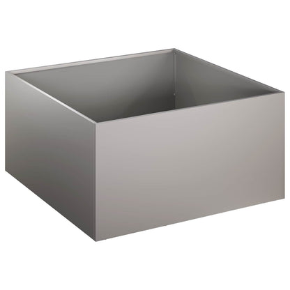 vidaXL Garden Planter 2 pcs Rusty 60 x 60 x 30 cm Weathering Steel