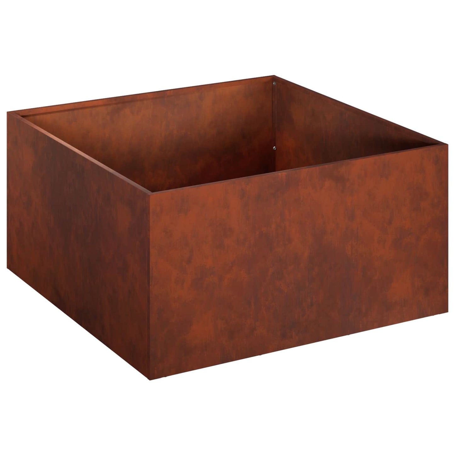 vidaXL Garden Planter 2 pcs Rusty 60 x 60 x 30 cm Weathering Steel