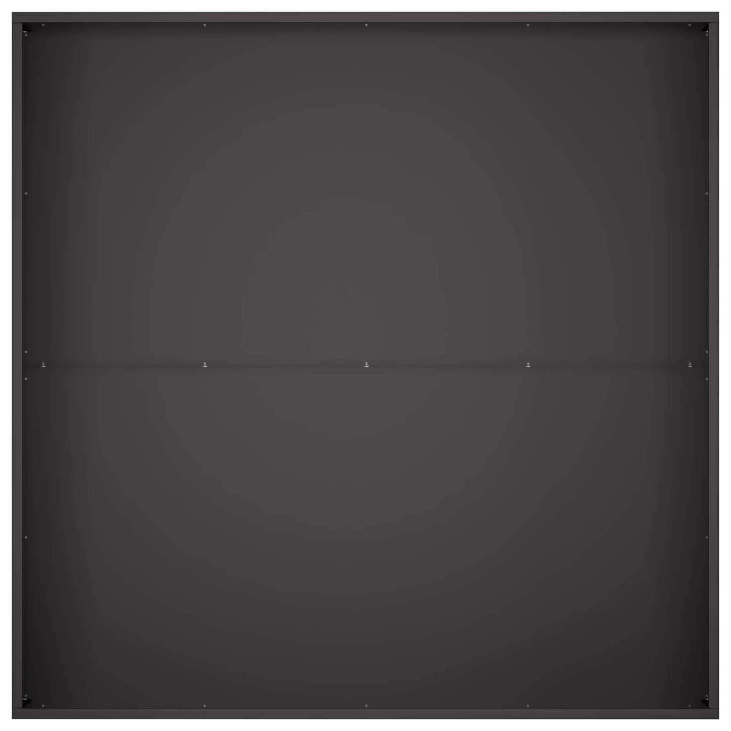 vidaXL Garden Planter Black 100 x 100 x 30 cm Cold-rolled Steel