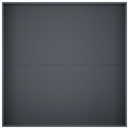 vidaXL Garden Planter 2 pcs Anthracite 100 x 100 x 30 cm