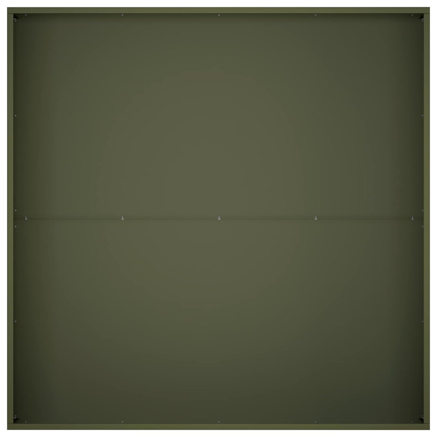 vidaXL Garden Planter 2 pcs Olive Green 100 x 100 x 30 cm