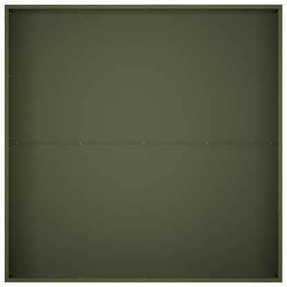 vidaXL Garden Planter 2 pcs Olive Green 100 x 100 x 30 cm