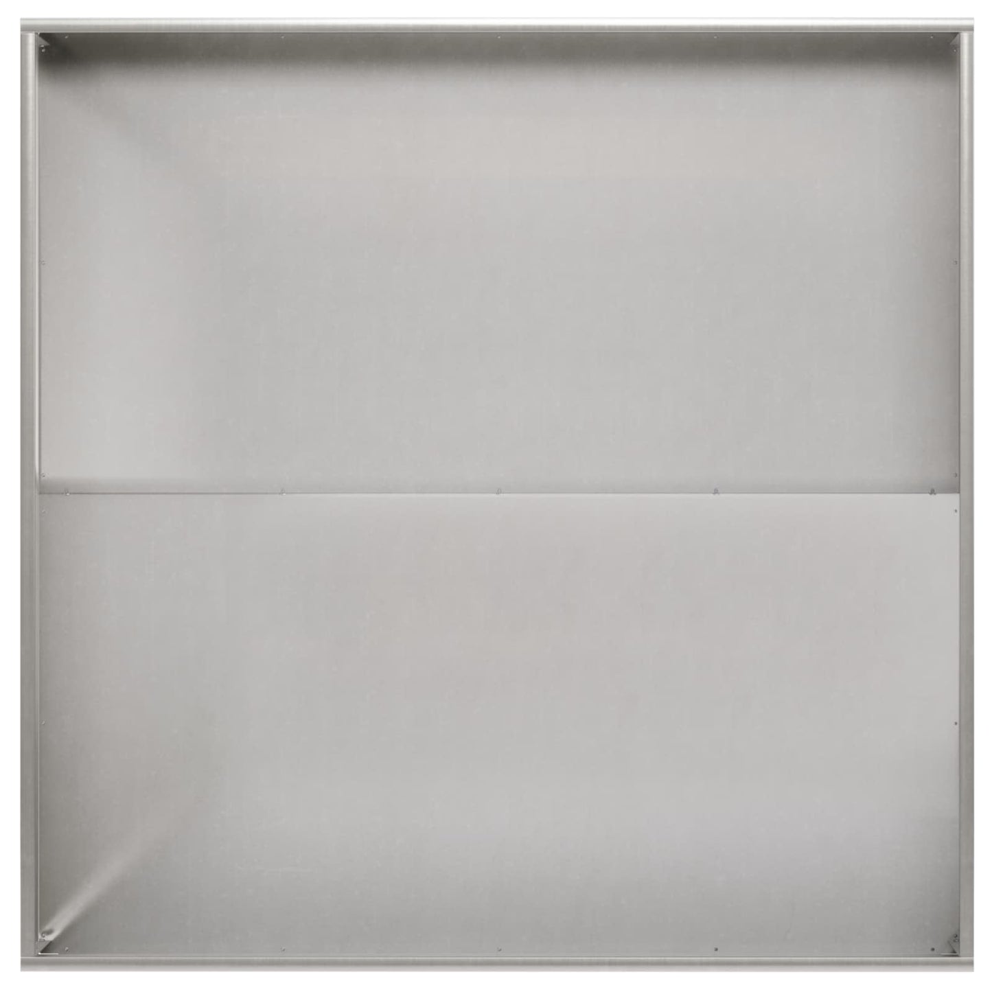 vidaXL Garden Planter Silver 100 x 100 x 30 cm Stainless Steel