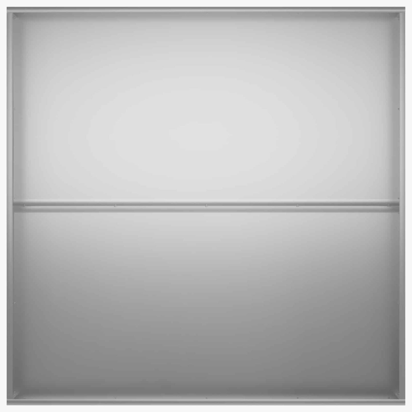 vidaXL Garden Planter 2 pcs Silver 100 x 100 x 30 cm Galvanised Steel