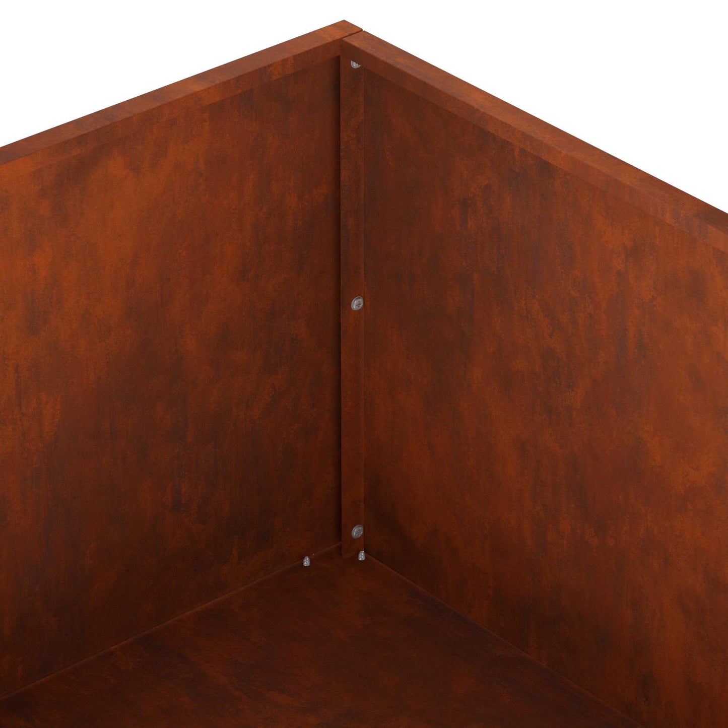 vidaXL Garden Planter Rusty 100 x 100 x 30 cm Weathering Steel