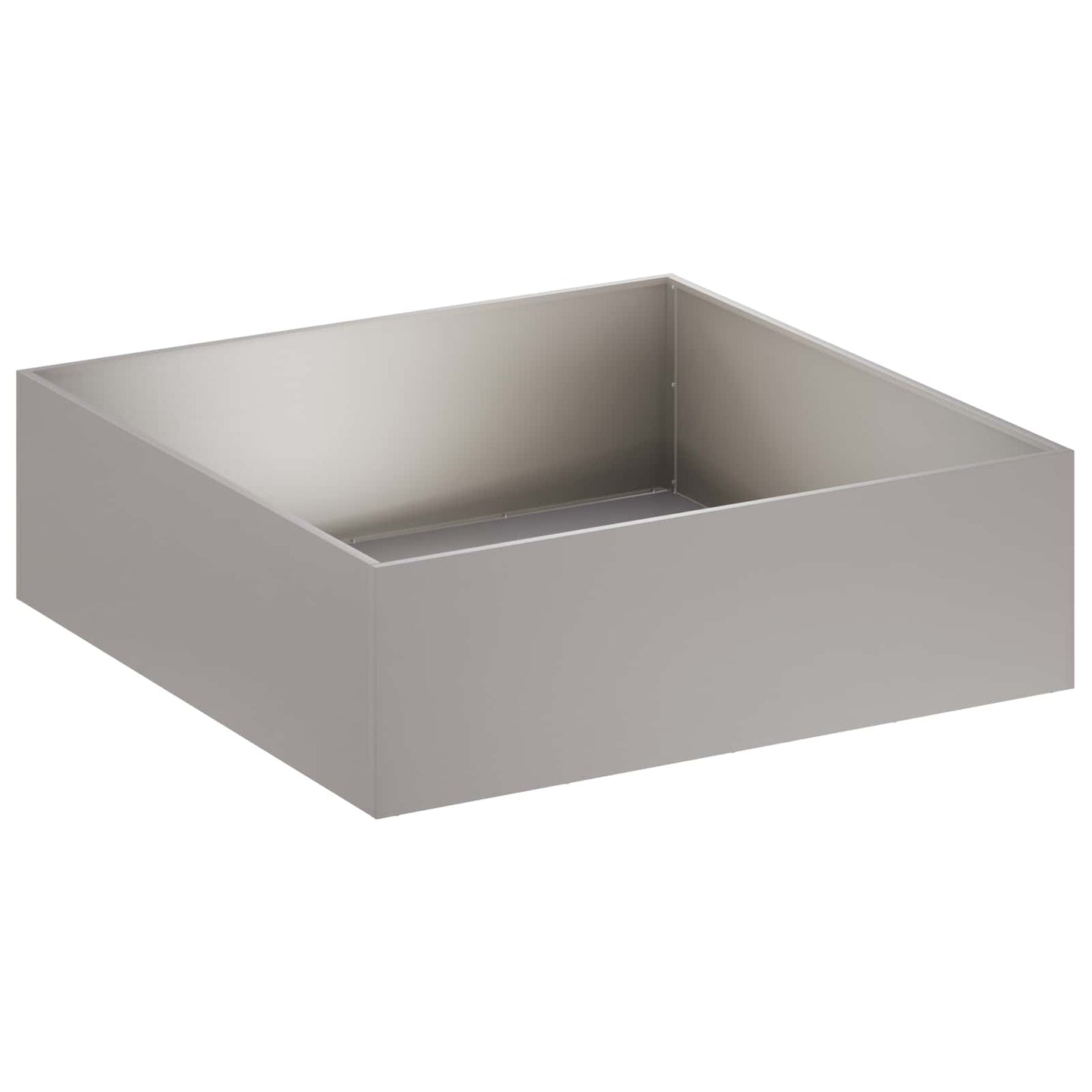 vidaXL Garden Planter 2 pcs Rusty 100 x 100 x 30 cm Weathering Steel