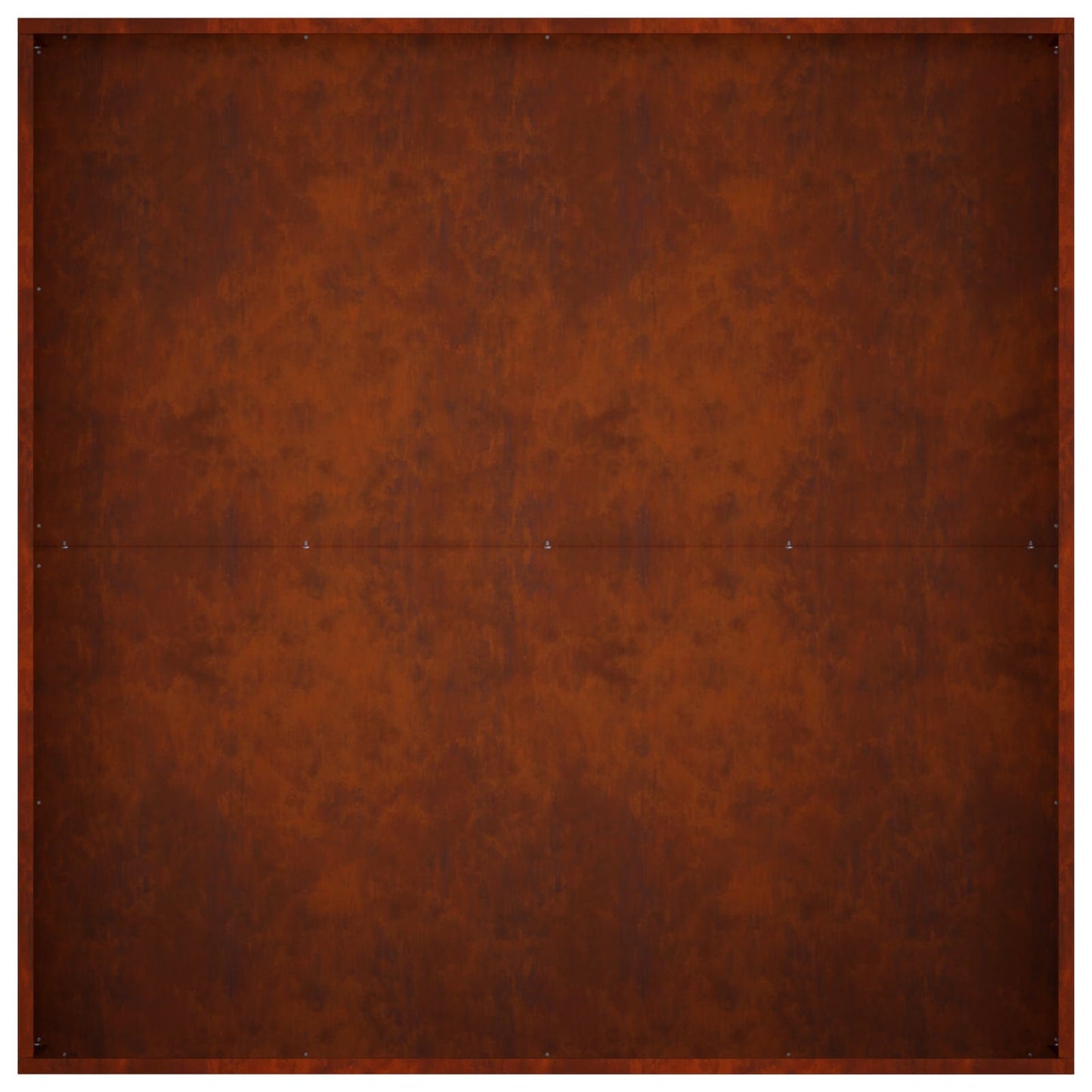 vidaXL Garden Planter 2 pcs Rusty 100 x 100 x 30 cm Weathering Steel