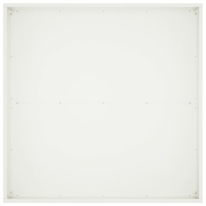 vidaXL Garden Planter 2 pcs White 80 x 80 x 40 cm Cold-rolled Steel