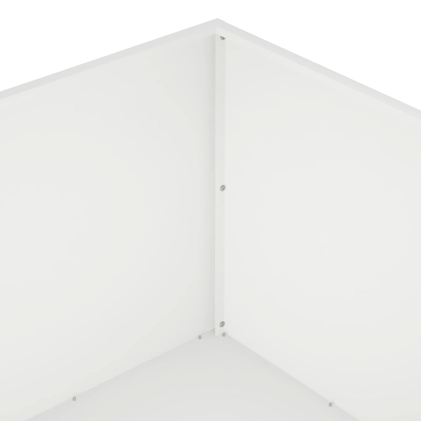 vidaXL Garden Planter 2 pcs White 80 x 80 x 40 cm Cold-rolled Steel