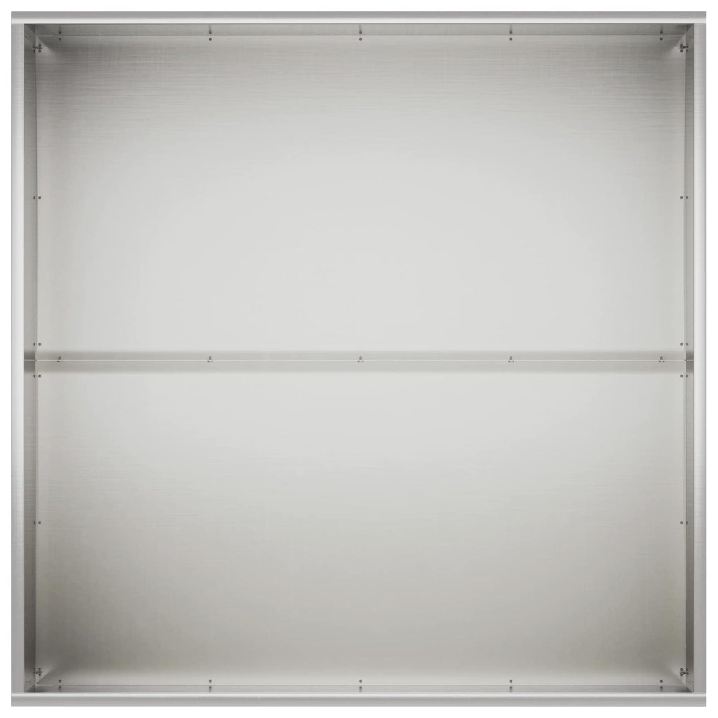 vidaXL Garden Planter Silver 80 x 80 x 40 cm Stainless Steel