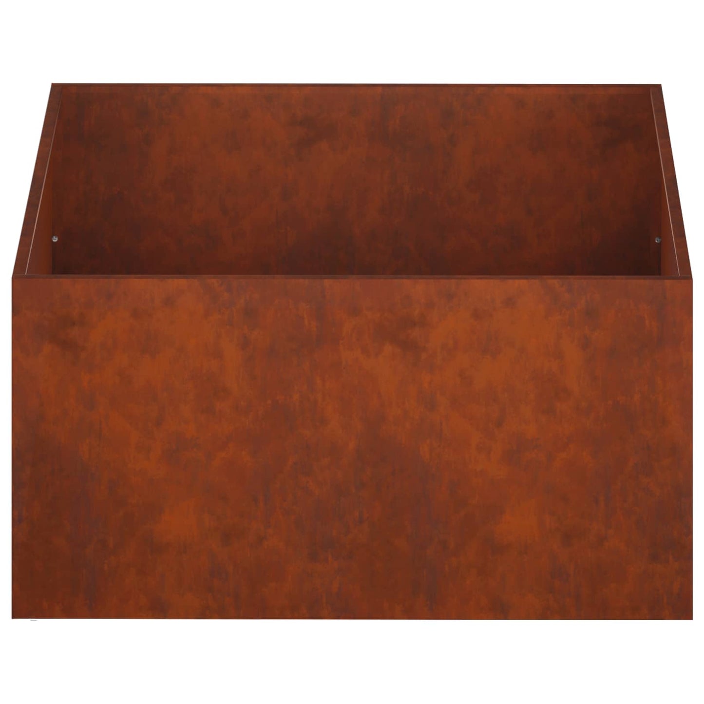 vidaXL Garden Planter Rusty 80 x 80 x 40 cm Weathering Steel