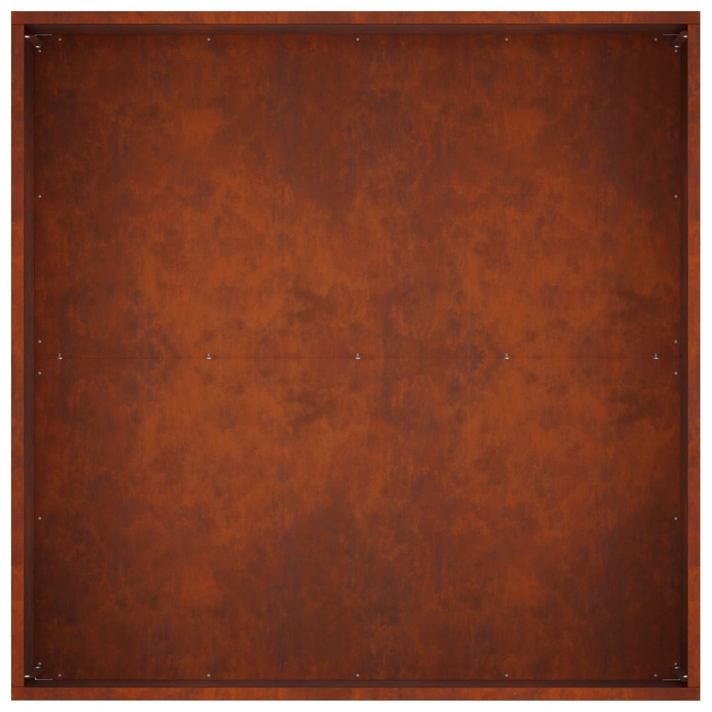 vidaXL Garden Planter Rusty 80 x 80 x 40 cm Weathering Steel