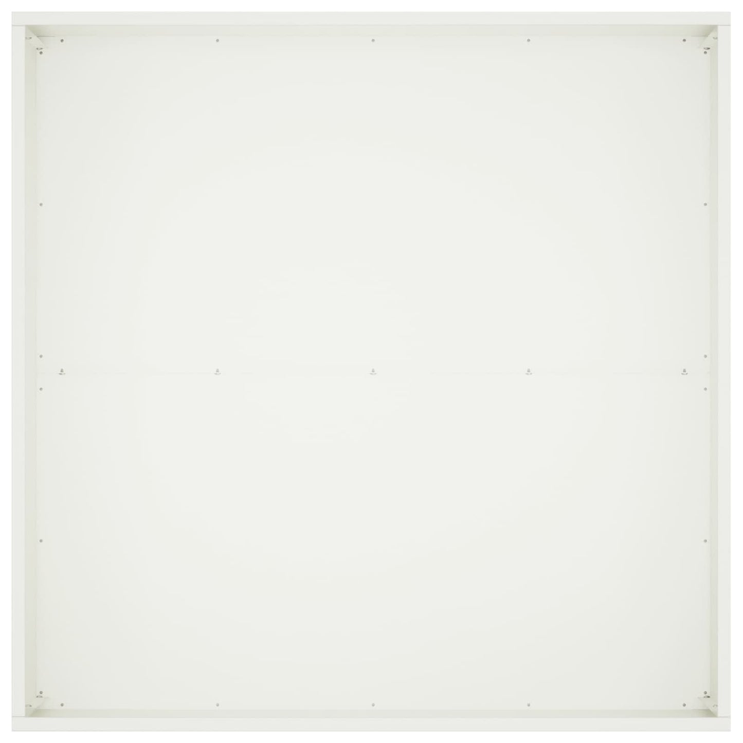 vidaXL Garden Planter White 100 x 100 x 40 cm Cold-rolled Steel