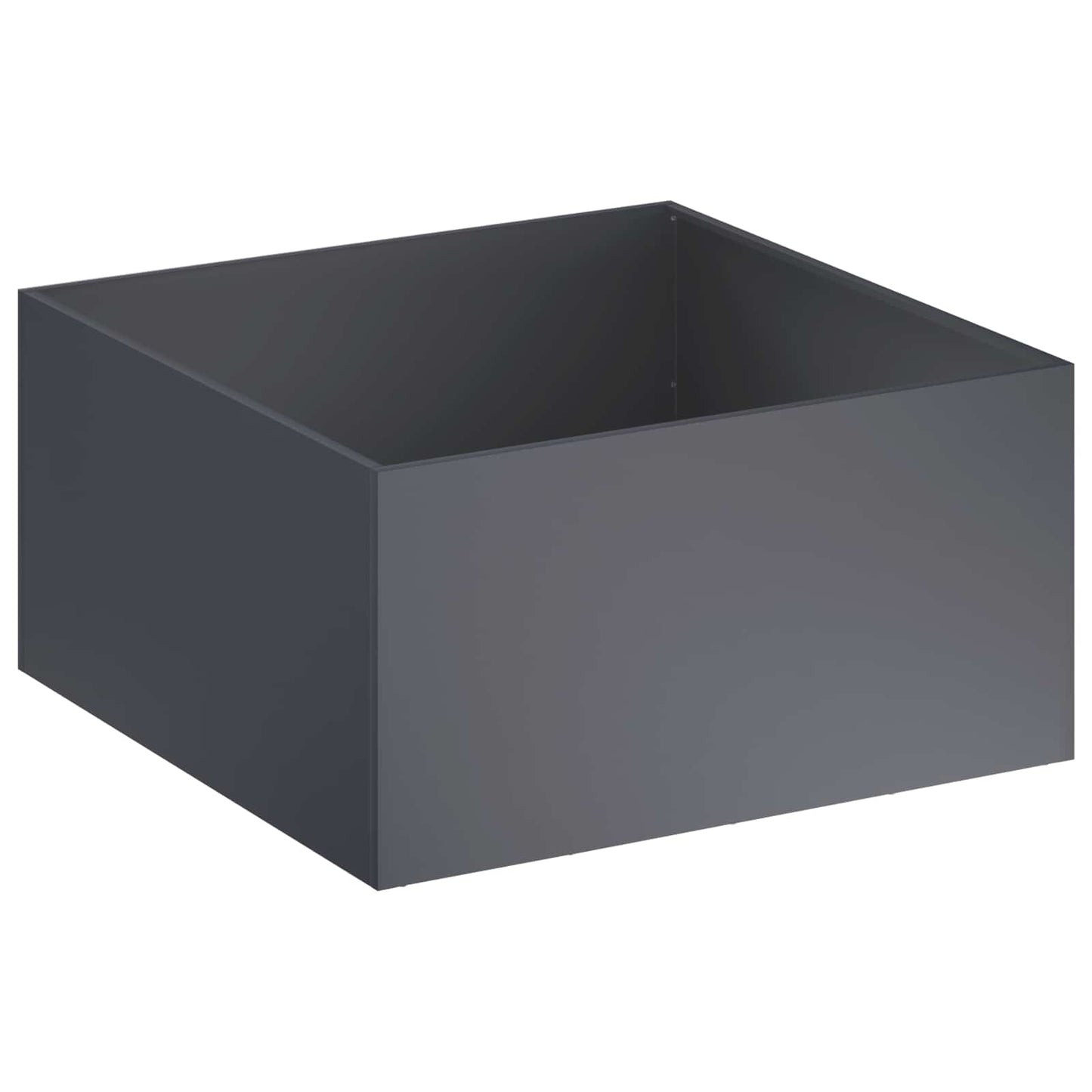 vidaXL Garden Planter 2 pcs Anthracite 100 x 100 x 40 cm