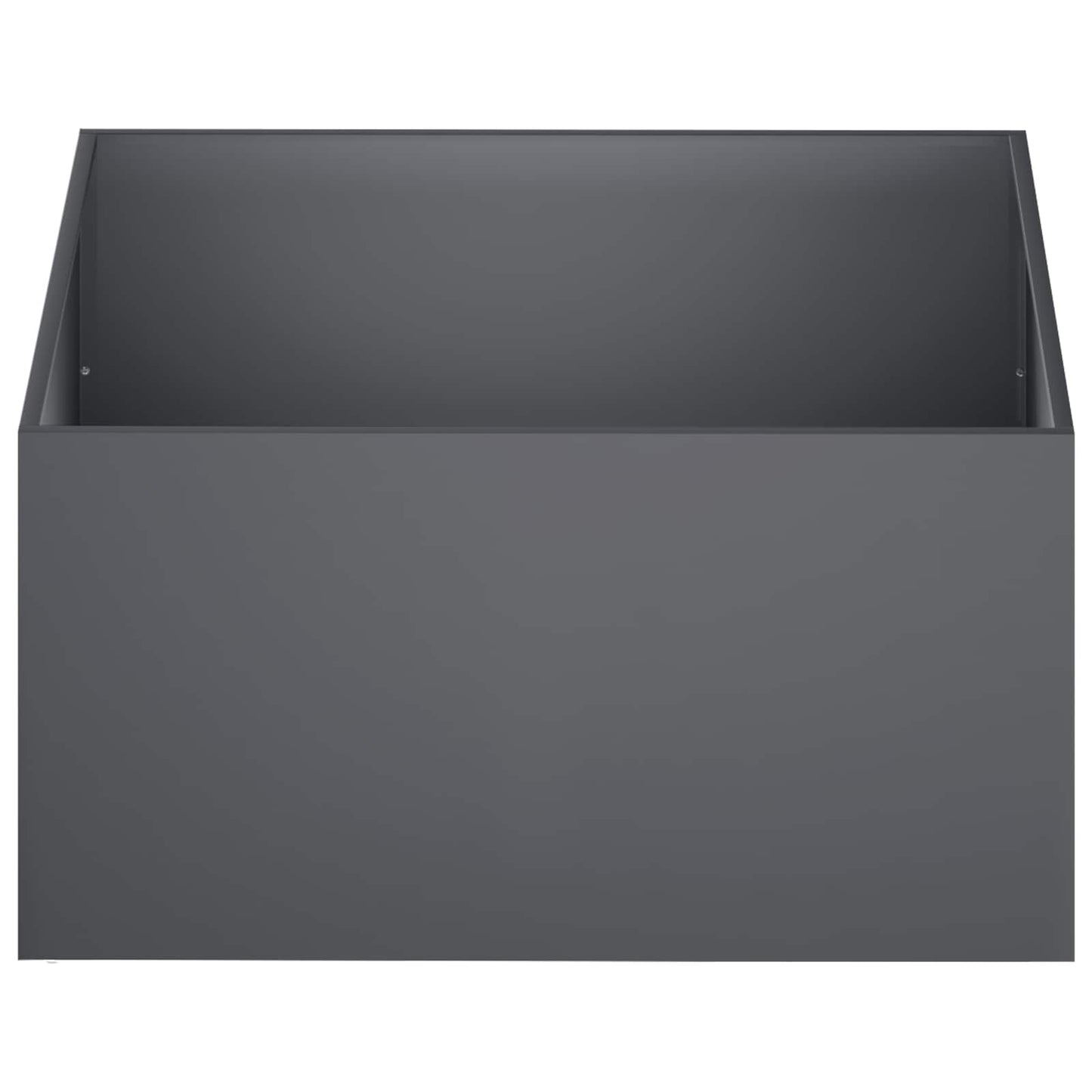 vidaXL Garden Planter 2 pcs Anthracite 100 x 100 x 40 cm