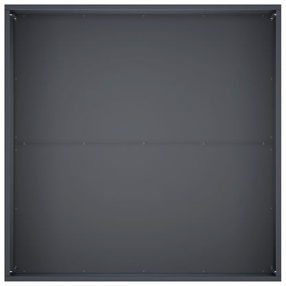 vidaXL Garden Planter 2 pcs Anthracite 100 x 100 x 40 cm