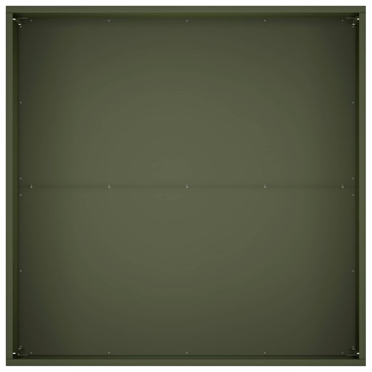 vidaXL Garden Planter Olive Green 100 x 100 x 40 cm Cold-rolled Steel