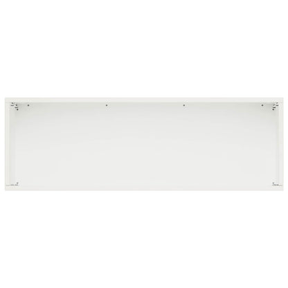 vidaXL Garden Planter White 40 x 20 x 20 cm Cold-rolled Steel