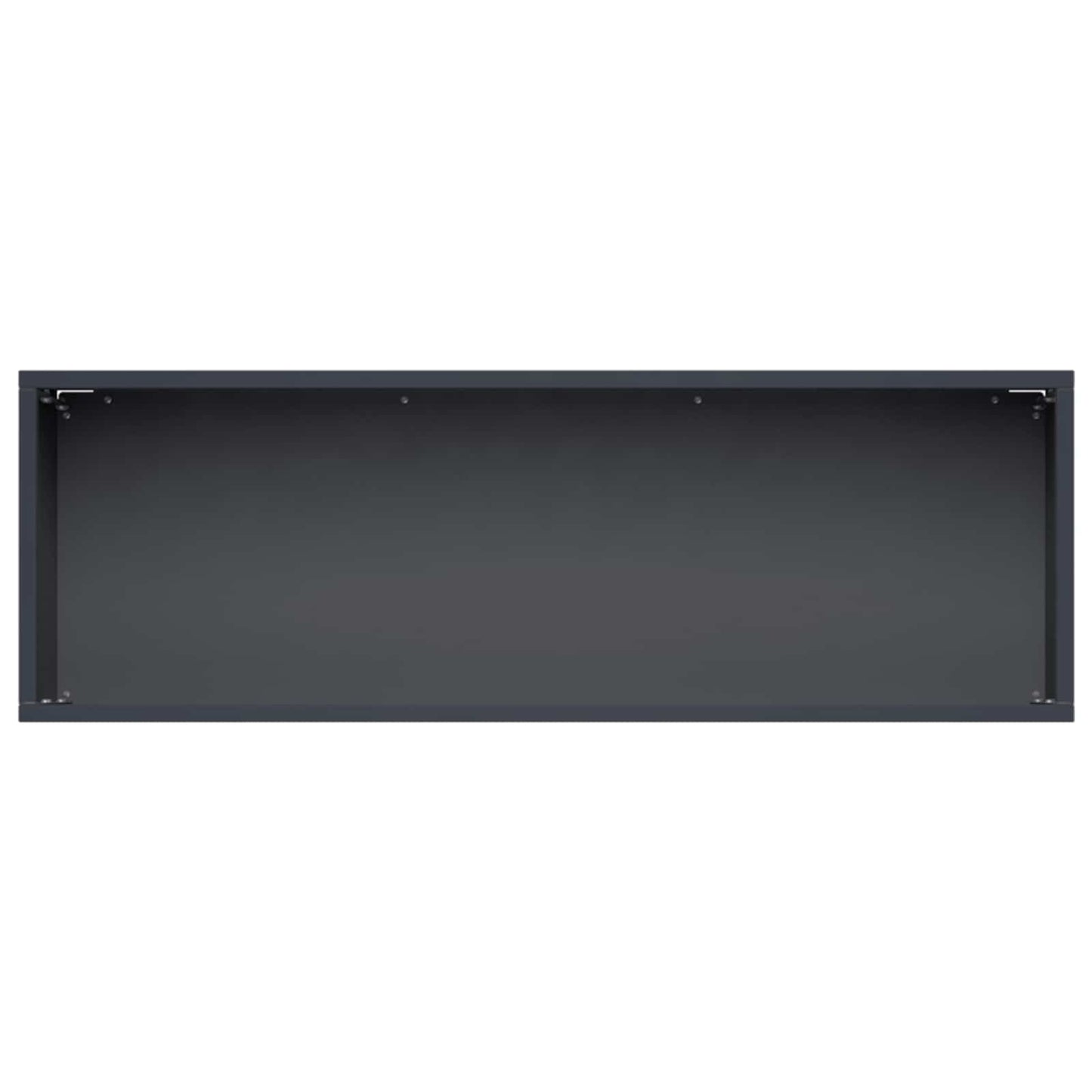 vidaXL Garden Planter Anthracite 40 x 20 x 20 cm Cold-rolled Steel