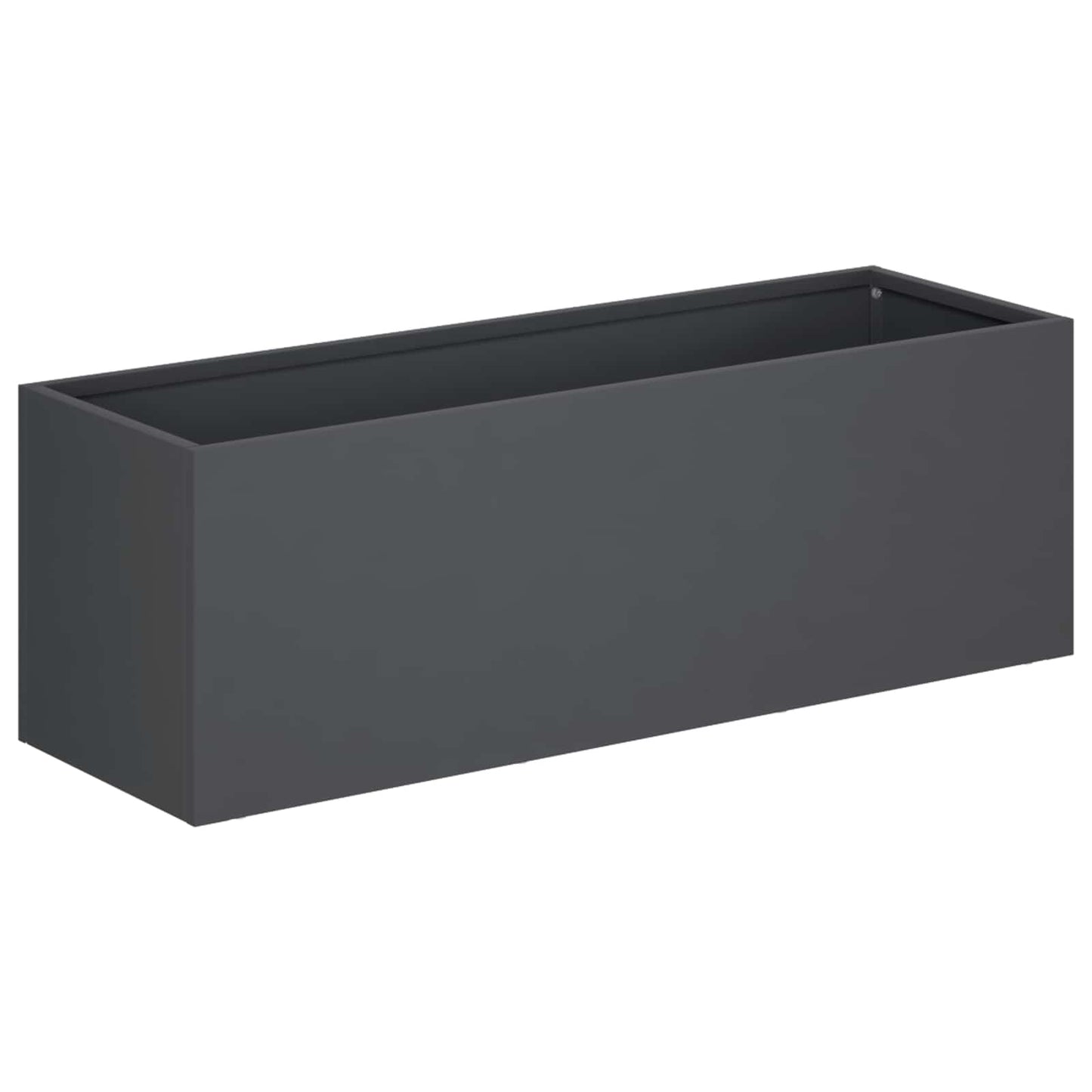 vidaXL Garden Planter 2 pcs Anthracite 60 x 20 x 20 cm