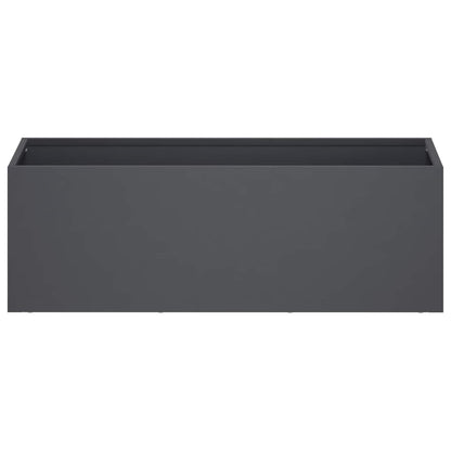 vidaXL Garden Planter 2 pcs Anthracite 60 x 20 x 20 cm