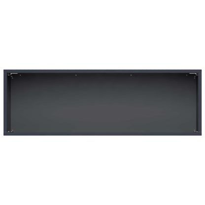 vidaXL Garden Planter 2 pcs Anthracite 60 x 20 x 20 cm