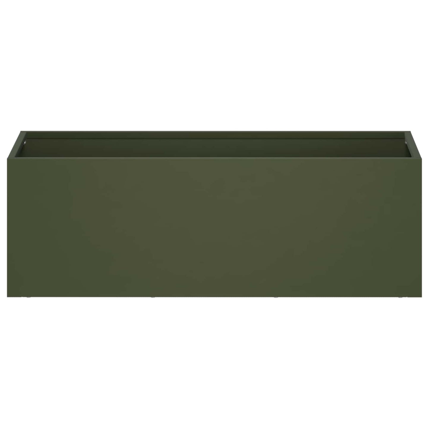 vidaXL Garden Planter 2 pcs Olive Green 60 x 20 x 20 cm