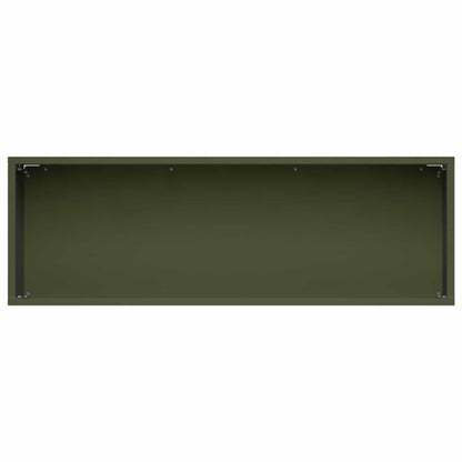 vidaXL Garden Planter 2 pcs Olive Green 60 x 20 x 20 cm