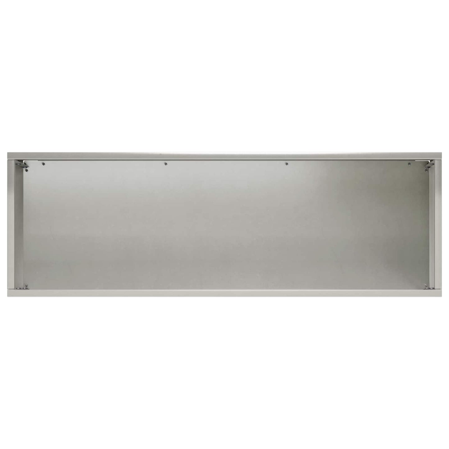 vidaXL Garden Planter 2 pcs Silver 60 x 20 x 20 cm Stainless Steel