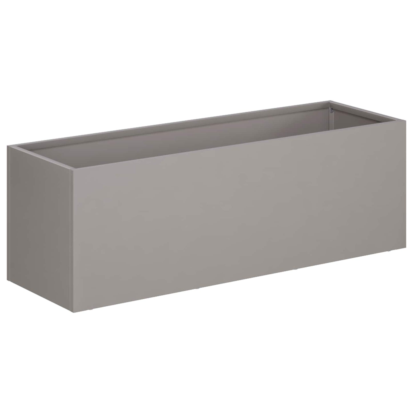 vidaXL Garden Planter 2 pcs Rusty 60 x 20 x 20 cm Weathering Steel
