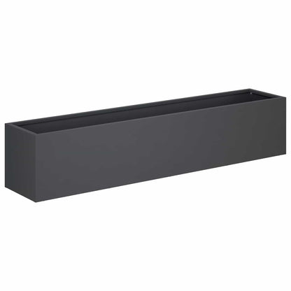 vidaXL Garden Planter Anthracite 80 x 20 x 20 cm Cold-rolled Steel