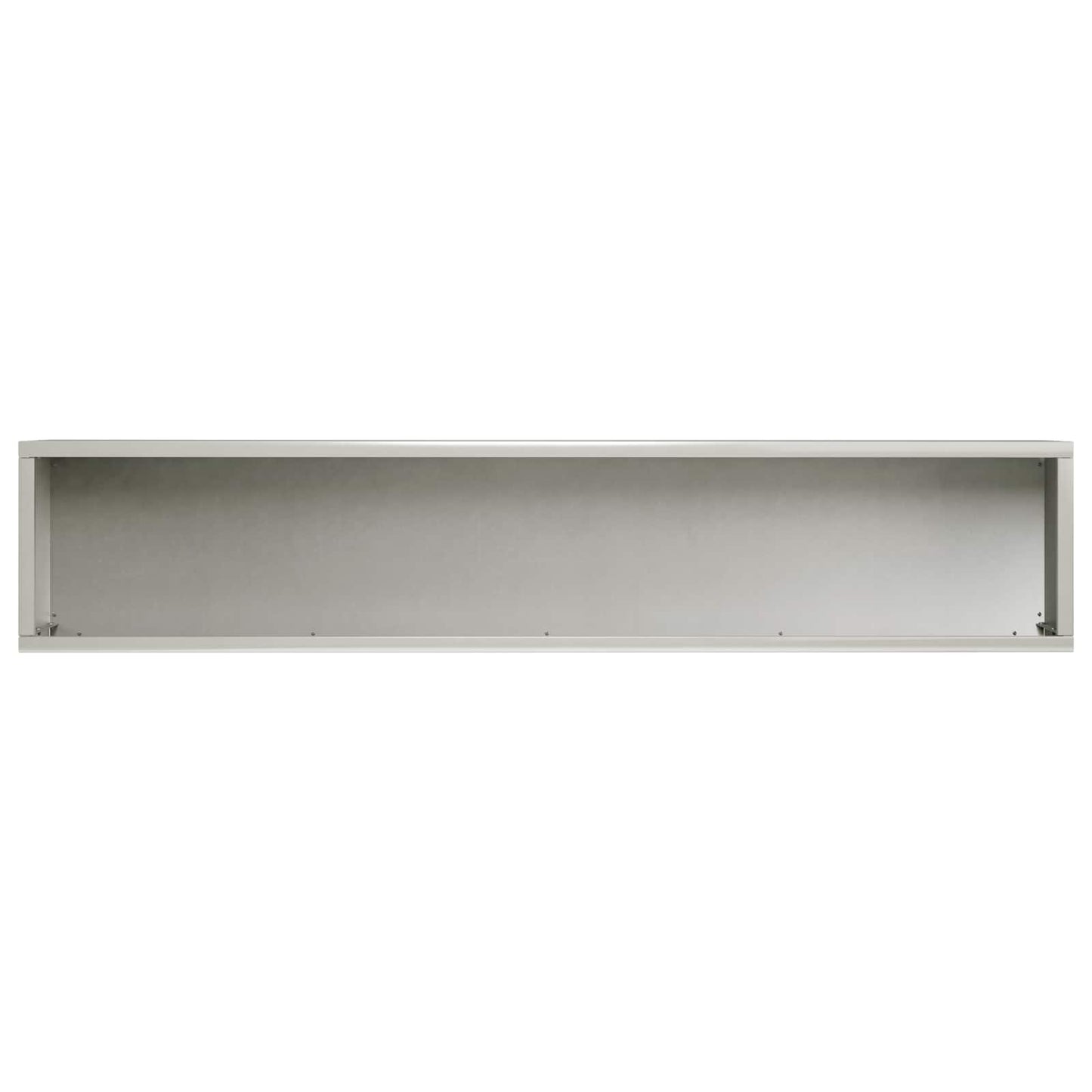 vidaXL Garden Planter 2 pcs Silver 80 x 20 x 20 cm Stainless Steel