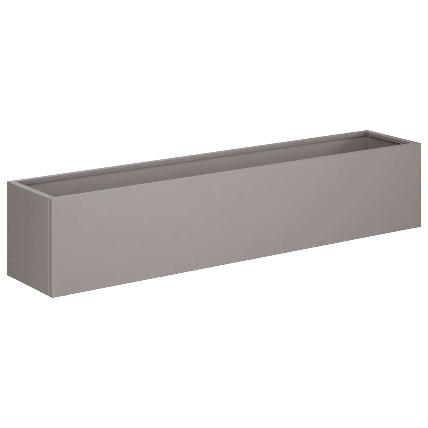 vidaXL Garden Planter 2 pcs Rusty 80 x 20 x 20 cm Weathering Steel