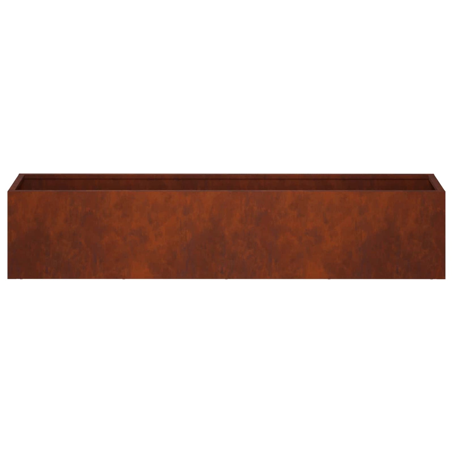 vidaXL Garden Planter 2 pcs Rusty 80 x 20 x 20 cm Weathering Steel