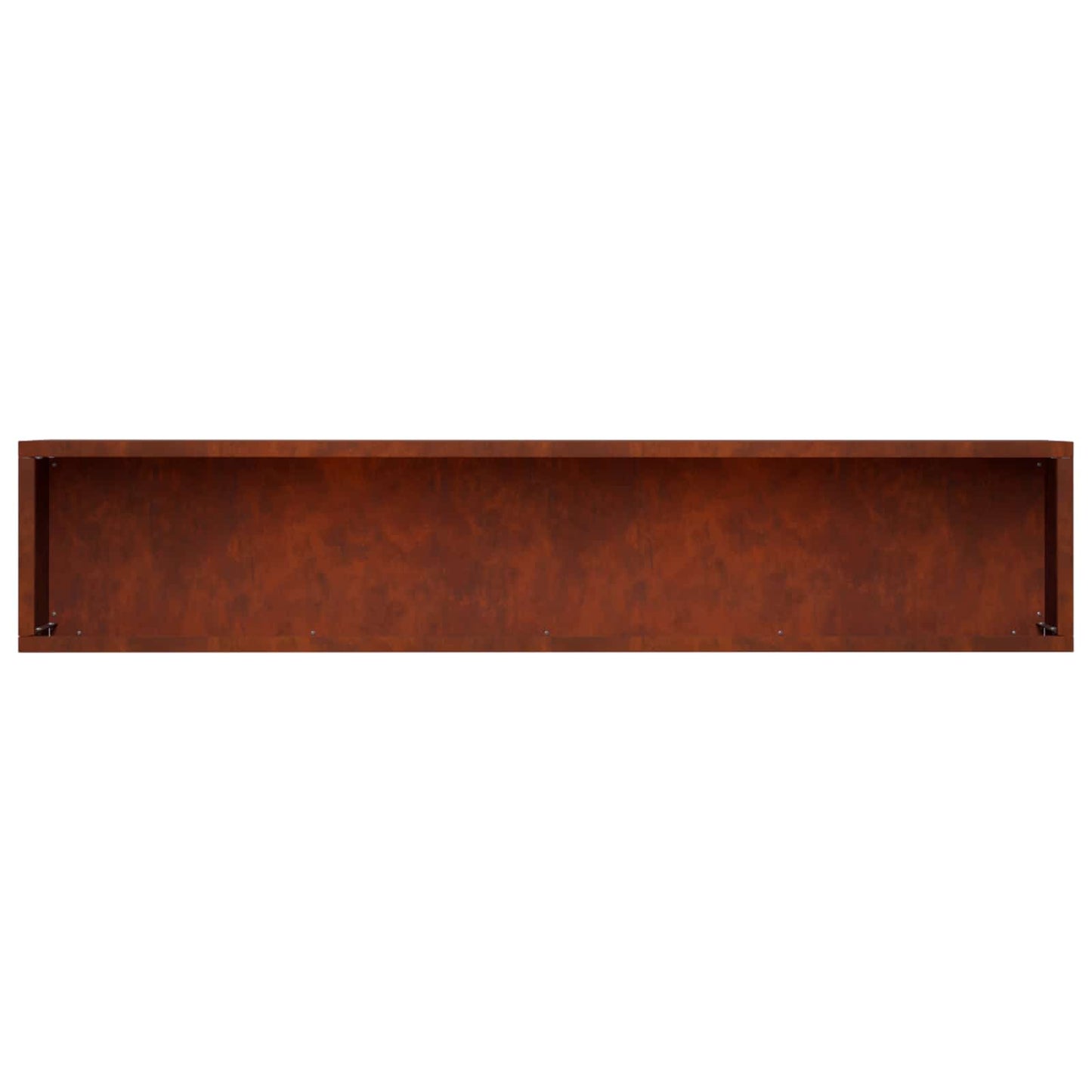 vidaXL Garden Planter 2 pcs Rusty 80 x 20 x 20 cm Weathering Steel