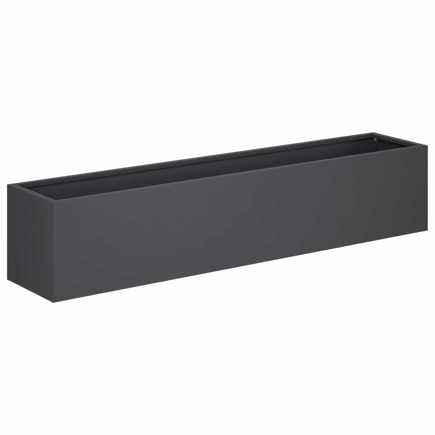 vidaXL Garden Planter Anthracite 100 x 20 x 20 cm Cold-rolled Steel